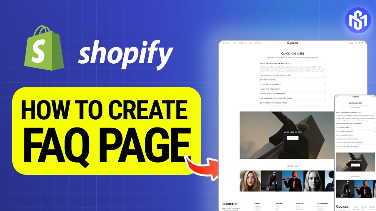 How To Create FAQ Page in Shopify (2026 Tutorial) - YouTube