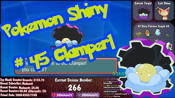 Live Shiny Clamperl 266 Dexnav - Pokemon Omega Ruby & Alpha Sapphire