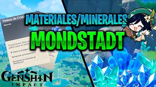 GUIA DE FARMEO DE MATERIALES/MINERALES FACIL Y RAPIDO EN MONDSTADT/GENSHIN IMPACT GUIA DE FARMEO DE MATERIALES/MINERALES FACIL Y RAPIDO EN MONDSTADT/GENSHIN IMPACT