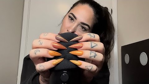 ASMR Intense Mic Scratching (Foam, Fluffy & No Cover) + Mouth Sounds 😴 | Intro/Outro Talking Only