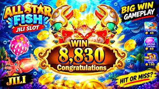 All Star Fish JILI Slot Gameplay 🐠  | Demo Gameplay