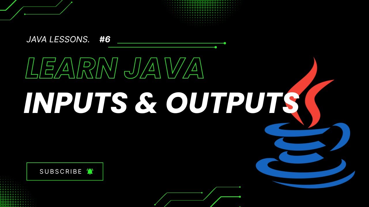 How to Take Input & Print Output in Java - YouTube