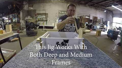 10 Frame deep and medium Assembly Jig Build Honey Bees