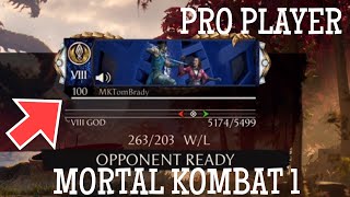 PLAYING AGAINST A PRO (MKTomBrady) ONLINE IN RANKED - Mortal Kombat 1