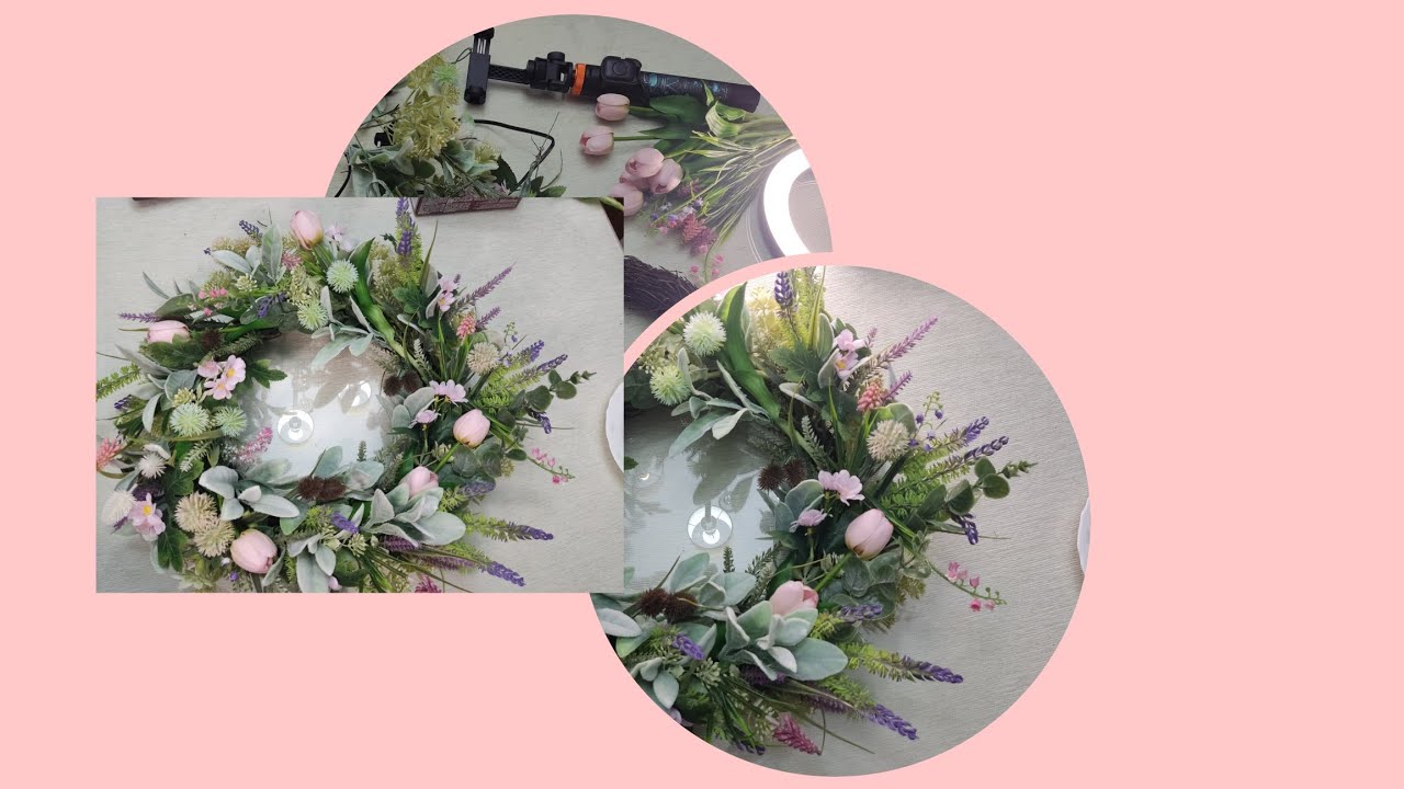 COMO HACER UNA CORONA PARA  PRIMAVERA ...