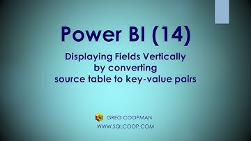 Display wide tables vertically instead of horizontally using key-value pair tables - Hands On Demo!