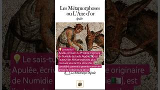 🇩🇿 Les Métamorphoses, l'ancêtre du roman occidental écrit par Apulée le berbère