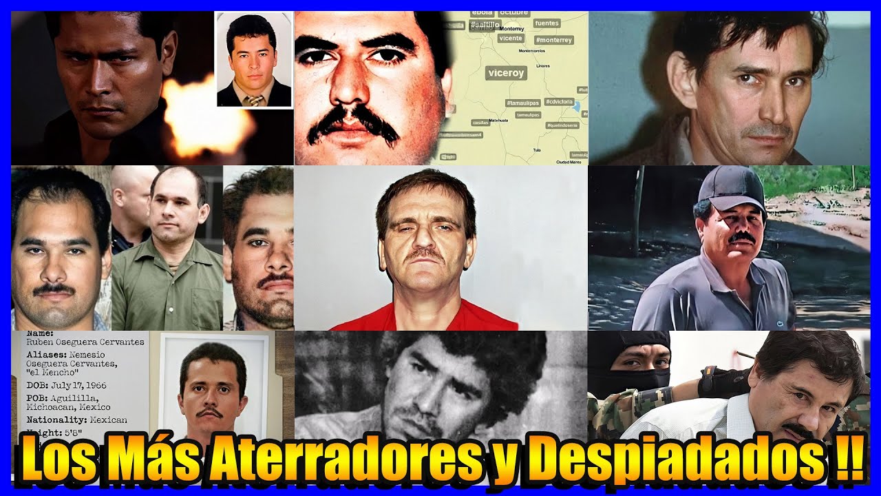 Top 10 Narcos MEXICANOS Más TEMIDOS y PODEROSOS
