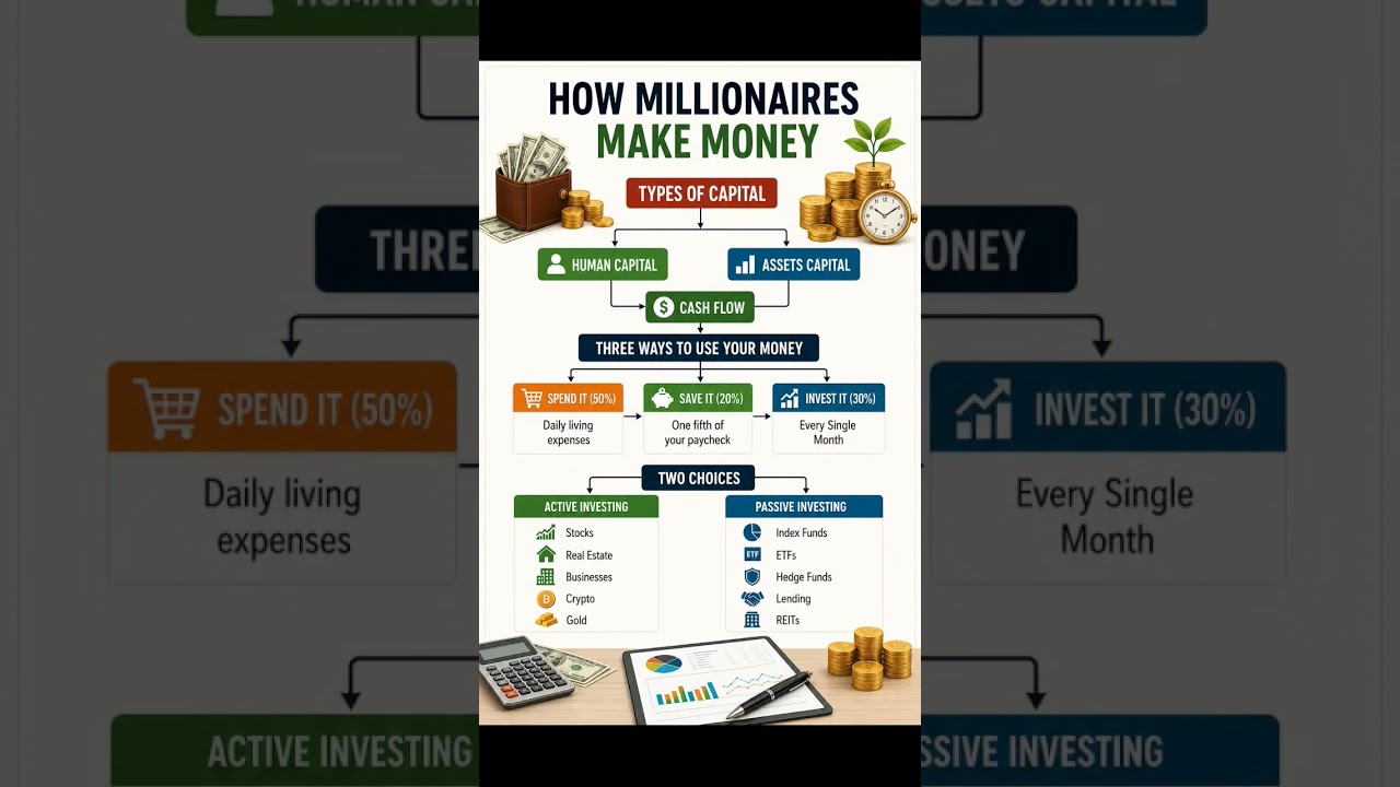 How Millionaires and Billionaires Make Money ? #millionaire #billionaire #business #finance #shorts