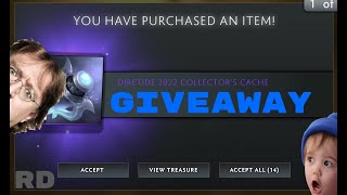 DIRETIDE 2022 Collector's Cache AND MORE - GIVEAWAY ENDED #dota2 #giveaway DIRETIDE 2022 Collector's Cache AND MORE - GIVEAWAY ENDED #dota2 #giveaway