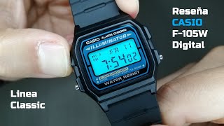 The BEST Low Cost Electroluminescent Watch CASIO F105W Review.