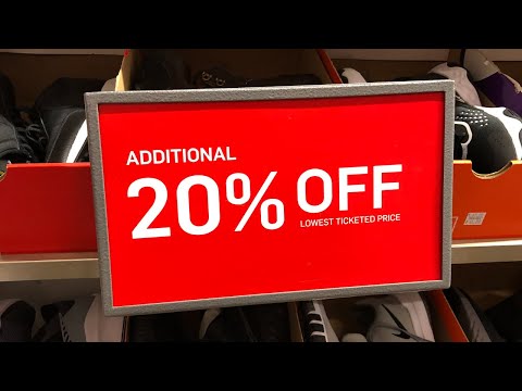 20% OFF NIKE OUTLET BACKWALL HAS RETURNED...