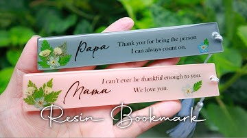 Resin bookmark tutorial | DIY Resin bookmark for Beginners | Epoxy resin art