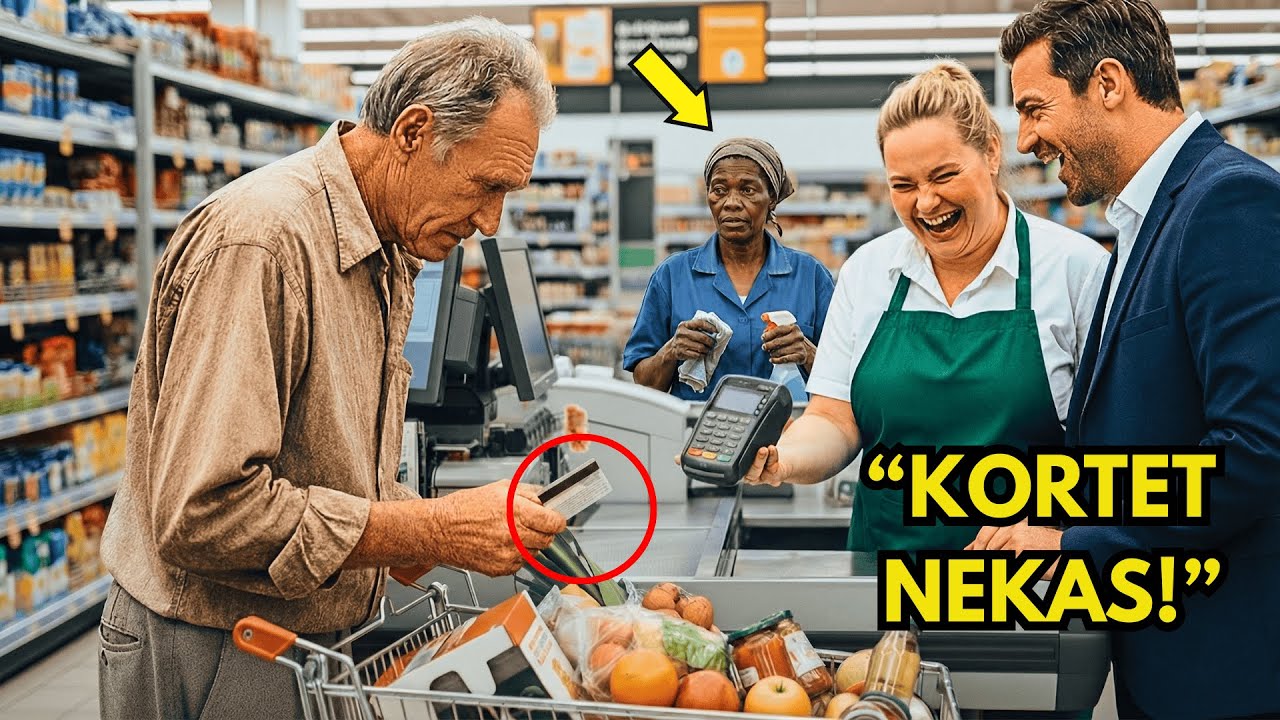 Miljardär i förklädnad får sitt kort nekat — tills den svarta städerskan gör det otänkbara