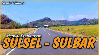 Rute Jalan Dari kota PINRANG ke POLEWALI MANDAR -  Menuju Perbatasan Sulawesi Selatan Sulawesi Barat