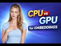 CPU vs GPU for Embeddings and Rerankers