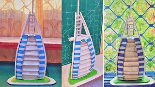 How To Make Burj Al Arabminiature Burj Al Arab Model burjalarab craftivize40