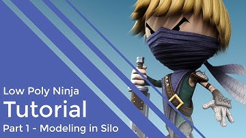 Low Poly Ninja Tutorial - Part 1 - Modeling in Silo