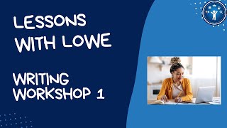 WRITING WORKSHOP FOR TEENS SESSION 1
