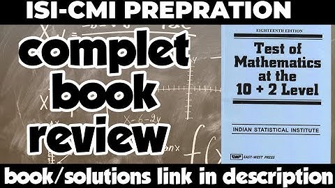 TOMATO  test of mathematics at 10+2 level II  COMPLET book review II ISI prepration book