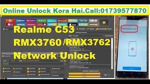 Realme C53 RMX3760 Sim Network Unlock file Unlock Tool by  Mobile Unlock Fix