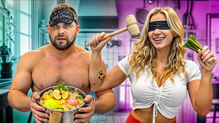 VAŘENÍ PO SLEPU! Sabina VS Janko