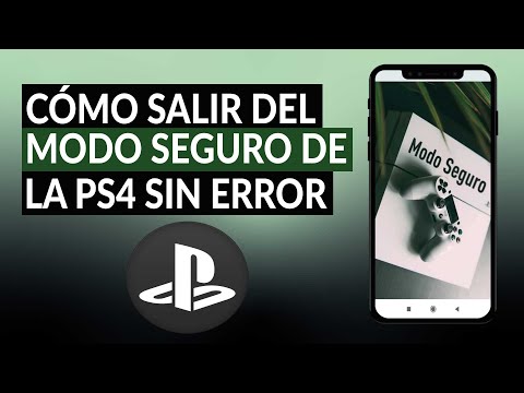 ¿Cómo salir del MODO SEGURO de la PS4 sin error y sin perder datos almacenados?