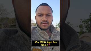Why BSE &amp; Angel One Falling❓️ #stockmarket #virl #sharemarket