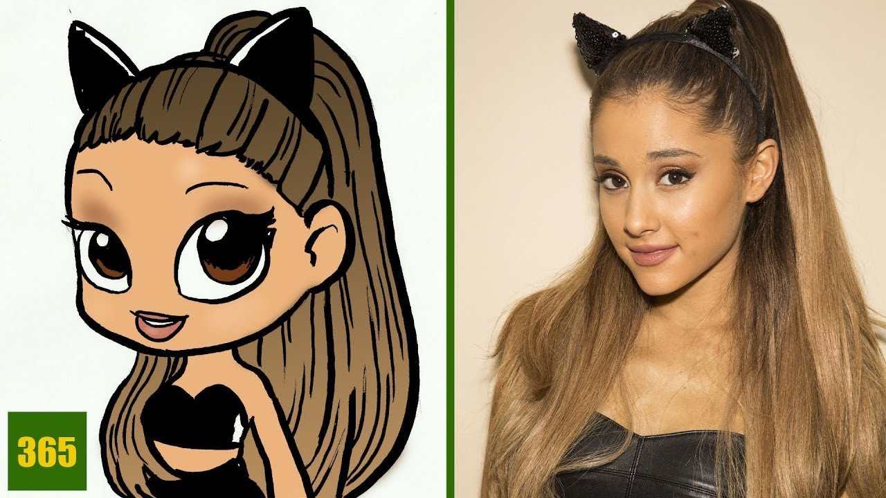 Come Disegnare Ariana Grande Kawaii Passo Dopo Passo Disegni Kawaii Facile Youtube