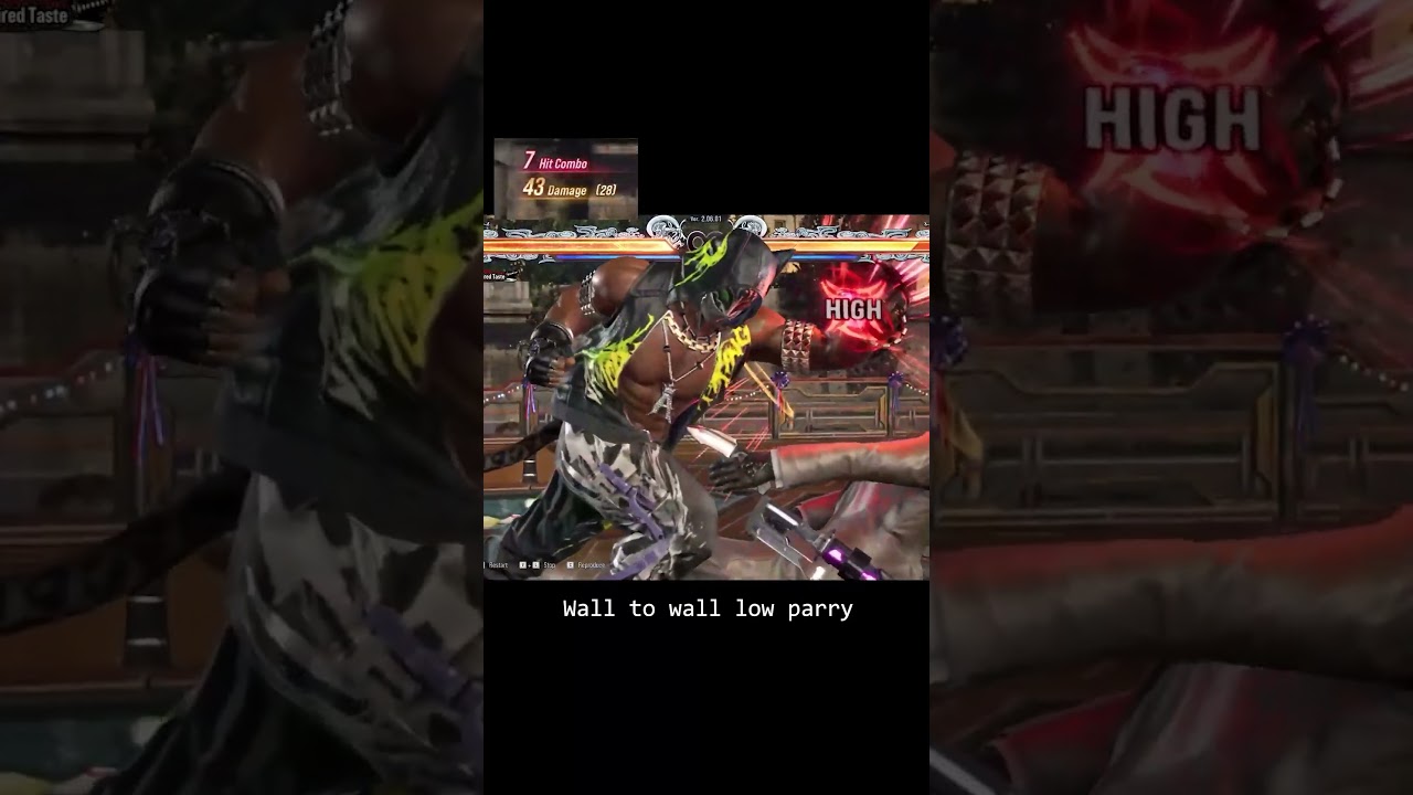 Armor king wall to wall low parry