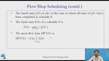 Flow Shop Scheduling