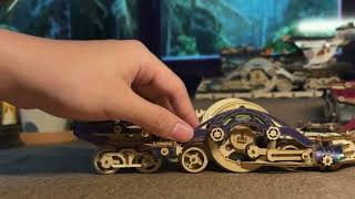 Steampunk Mechanical Gear Train Wooden Model Kit