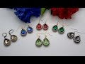 How To: Peyote Bezeled Earrings Using Beebeecraft.com Products