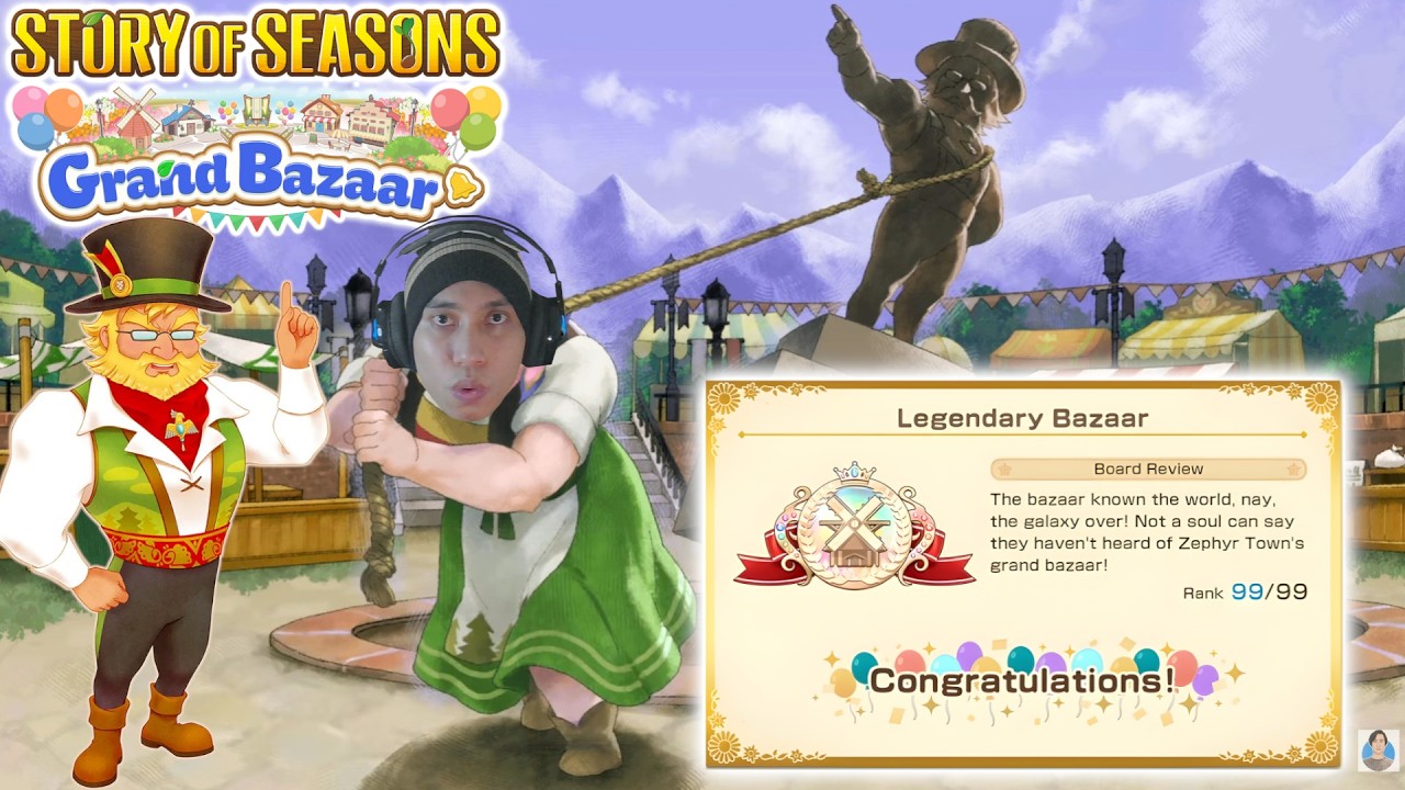 Apa Yang Terjadi Ketika Capai Rank 60 & 99❓Penyimpanan Abadi‼️- Story of Seasons : Grand Bazaar