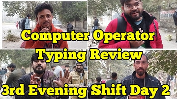 3rd Shift Day 2 | Video Part 2 UPP CO Typing Review #computeroperator2024 #typingtest 