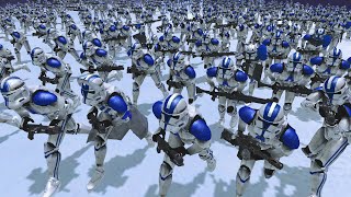 2,021 Clone Troopers Siege GRIEVOUS' Bunker! - Men of War: Star Wars Mod Battle Simulator