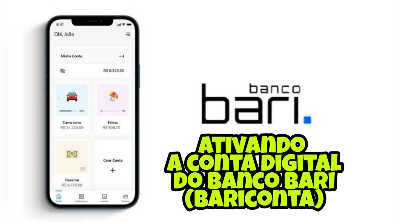 COMO ATIVAR A CONTA DIGITAL BANCO BARI (BARICONTA)