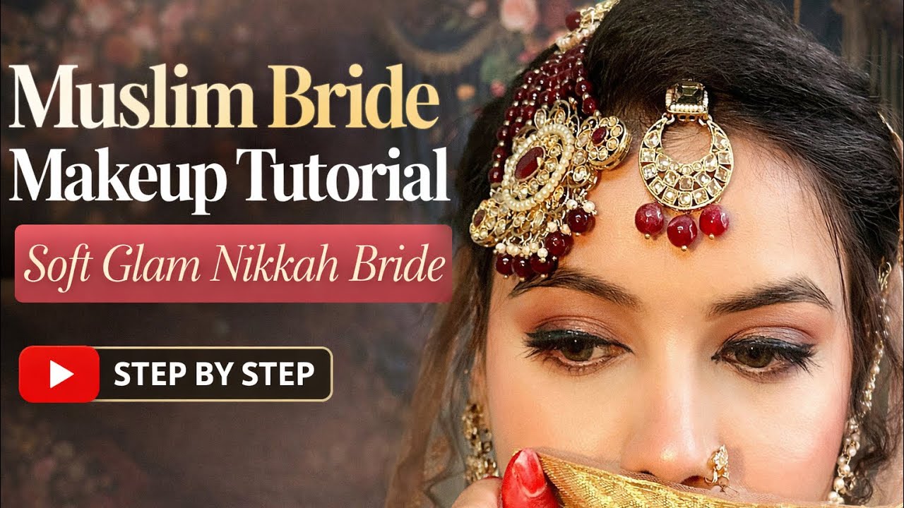 Muslim Bride Makeup Tutorial | Nikkah Look 2026 ✨#nikaah #makeup #makeuptutorials #viral 