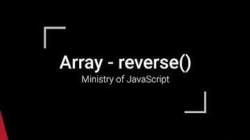 JavaScript Array - reverse()