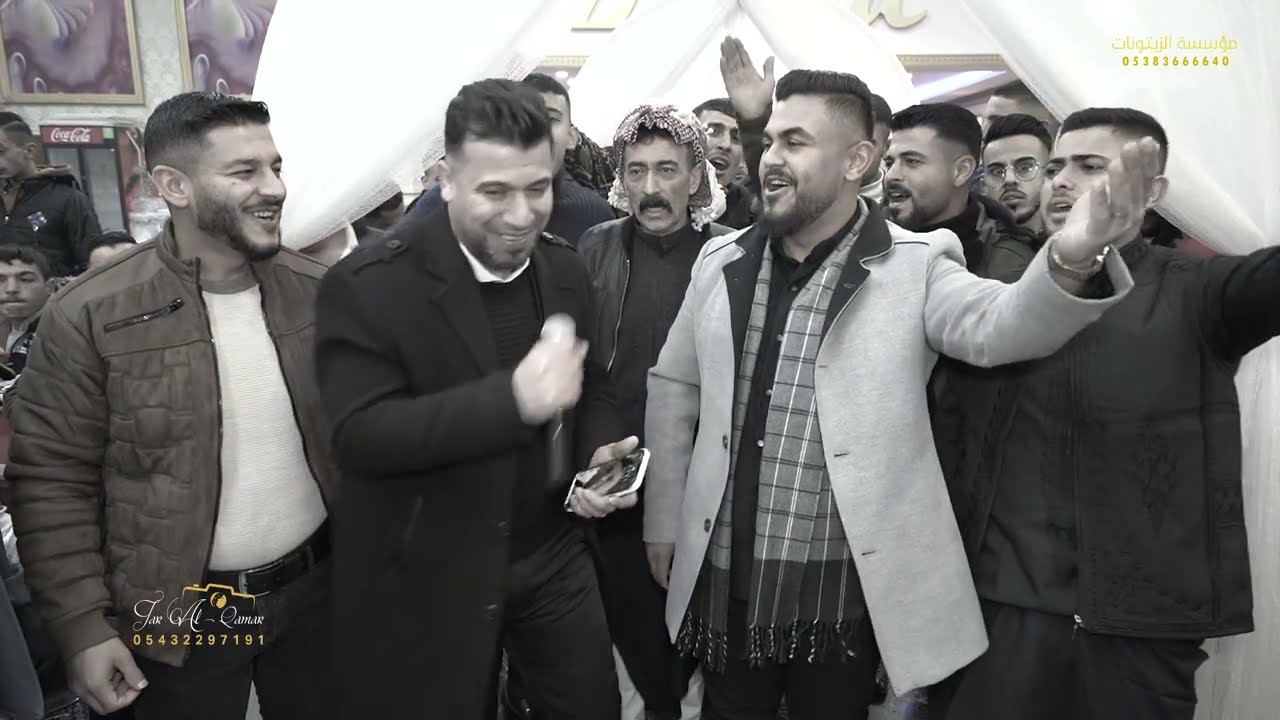 افراح البوبطوش العريس محمود ابو جنيد الفنانين حسن خضر والفنان خالد الجبوري PART3