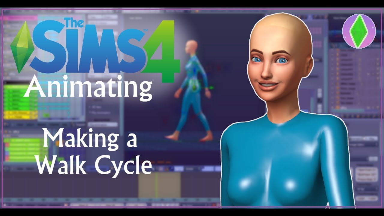 Animating The Sims 4 animation "Making a Walk Cycle" Speed animating YouTube