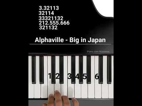 Big In Japan - Alphaville Shorts Pianotutorial Pianolesson