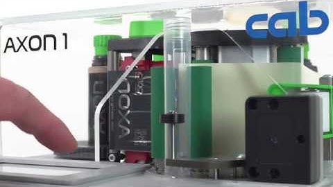 Tube labeling system AXON 1 / Tube Etikettiersystem AXON 1