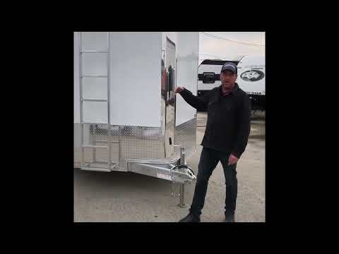 2025 Alcom Stealth 7x14 Ultimate Contractors Aluminum Enclosed Trailer
