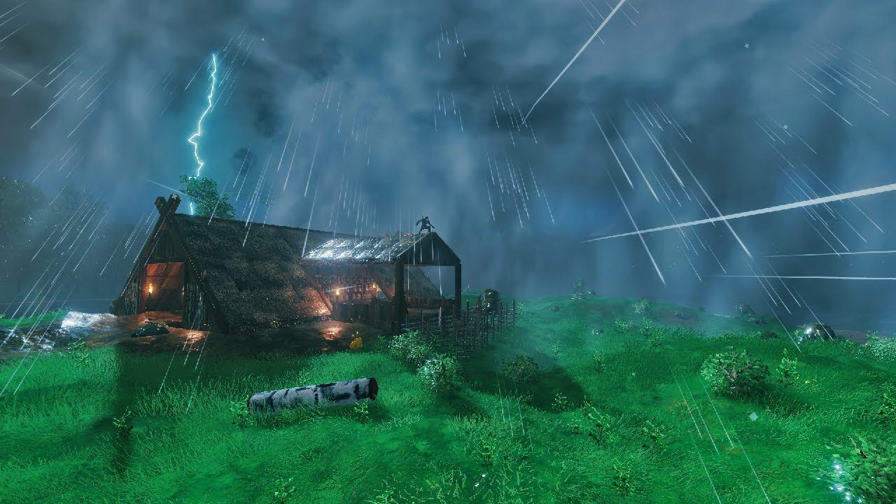 Почистил весь остров для Викингского Дома! Боб строитель выживает без лодок в Вальхейме! #2