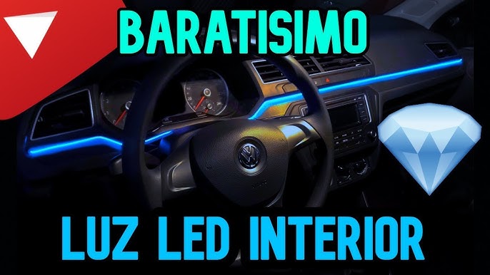 Como Instalar LUCES LED RGB en el Interior del Coche EN 1 MINUTO SIN  INSTALACIÓN 