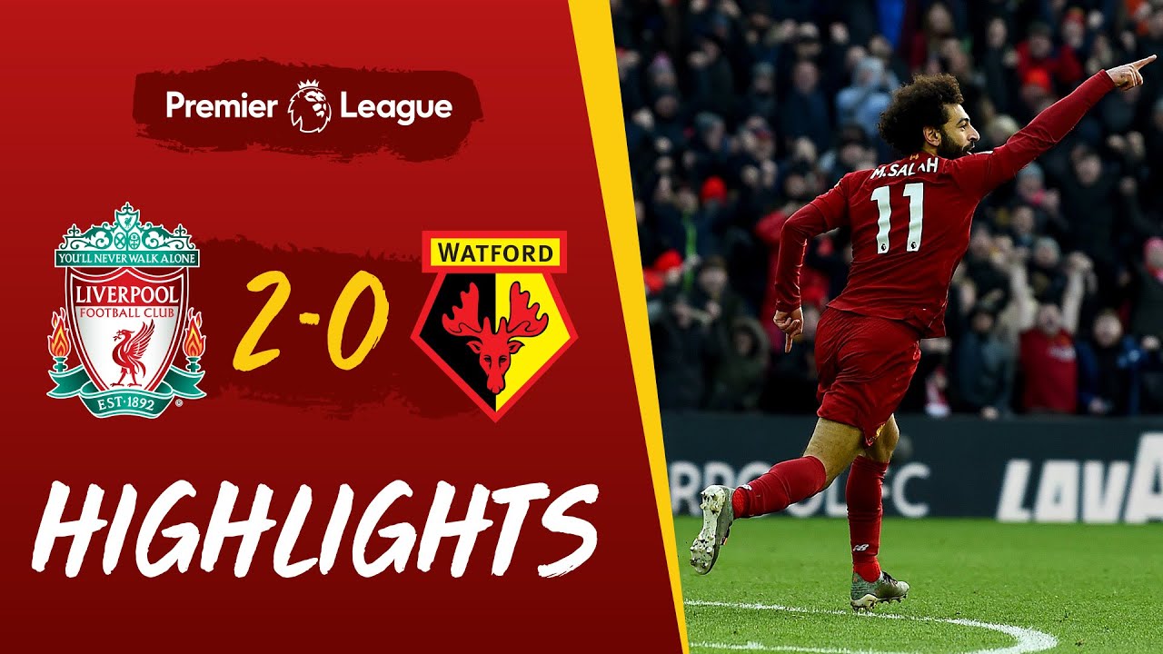 Liverpool 2-0 Watford | Salah's sensational double off Watford | Highlights - YouTube