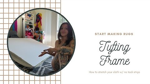 Start making rugs with a friendly pocket tufting frame 💰