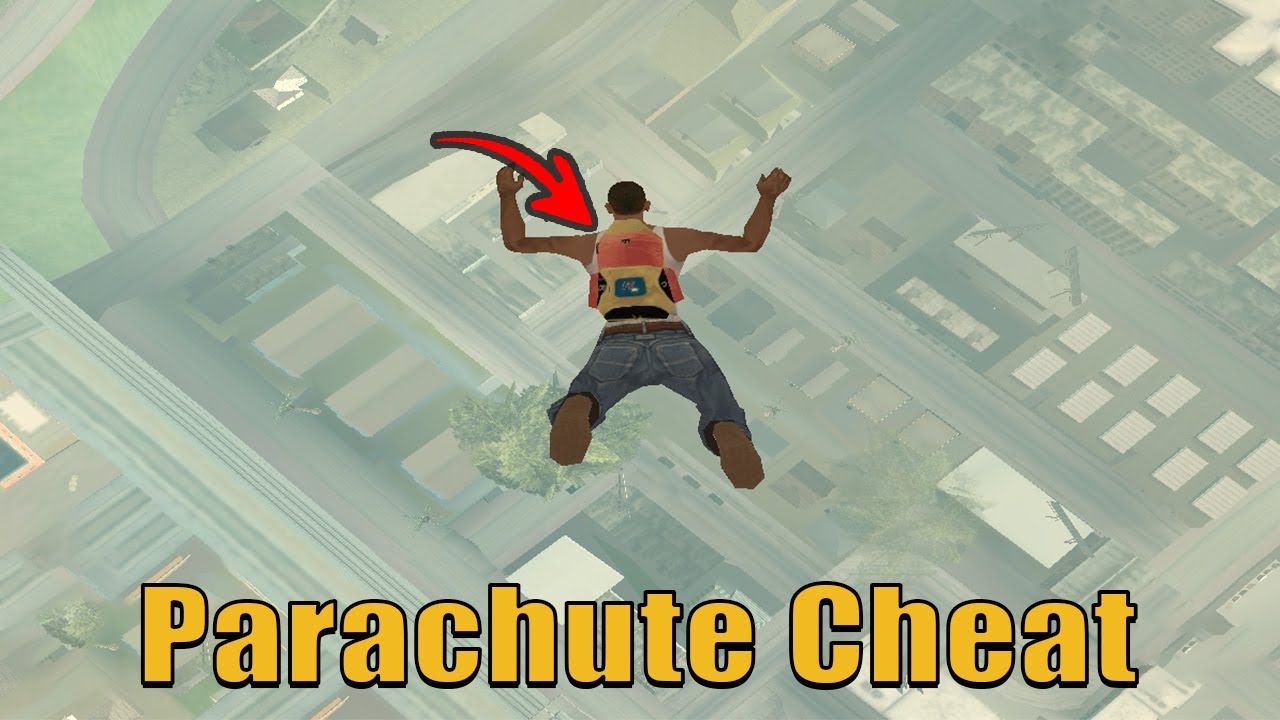 GTA San Andreas Game: Parachute Cheat on PC, PS2 Xbox