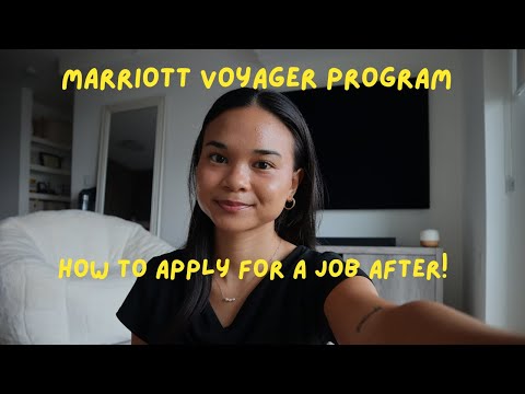 Marriott Voyager Program | How to prepare for the end, interview and application process
